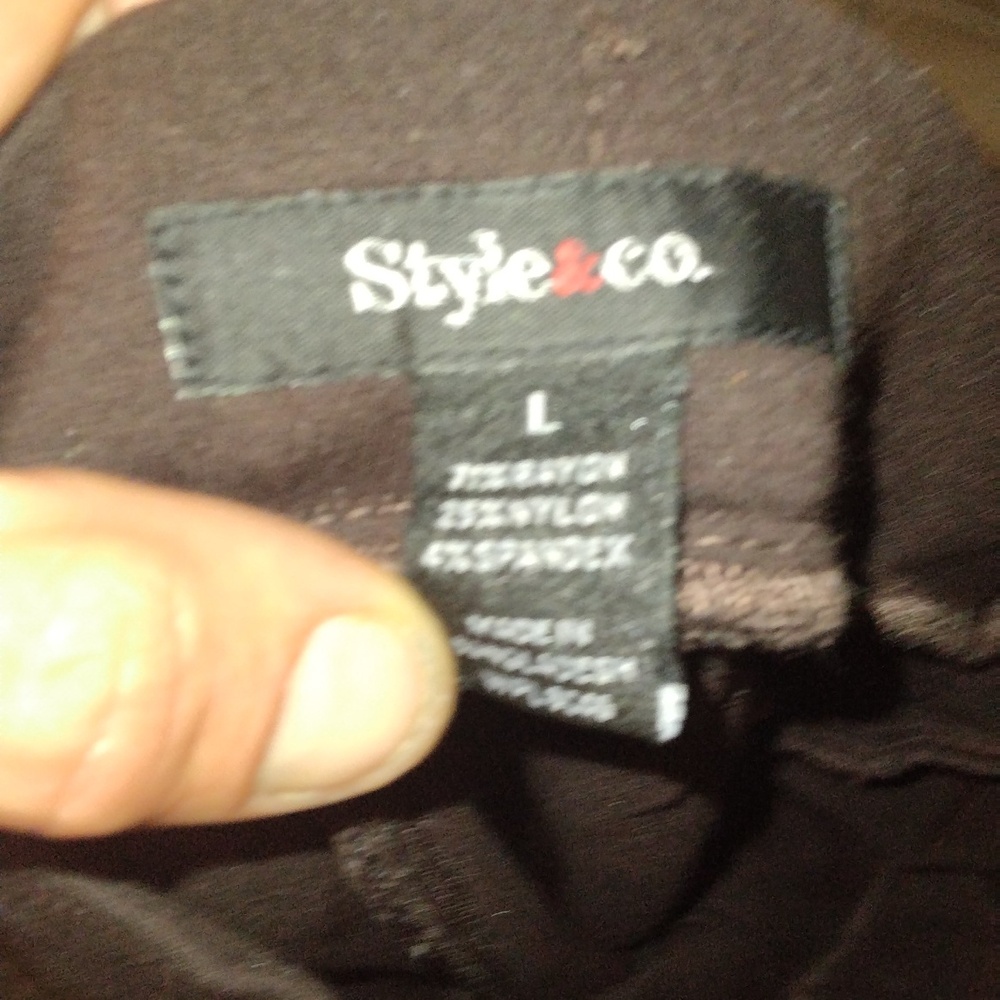 Style and co stretch pants